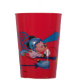 Gobelet Mickey Mouse Disney verre plastique enfant rouge réutilisable