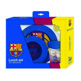 Set repas FC Barcelone gobelet assiette Dejeuner Barca réutilisable
