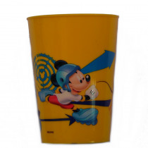 Gobelet Mickey Mouse Disney verre plastique enfant jaune réutilisable