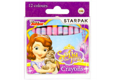 12 crayon gras Princesse Sofia Disney
